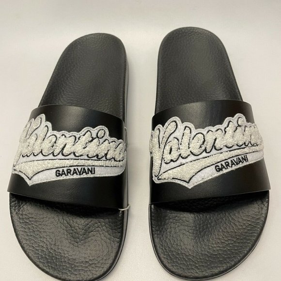Valentino Garavani Logo Pool Slide Sandals Size 9 main image 4